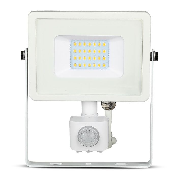 Proyector LED giratorio V-TAC - Samsung - Sensor PIR - Impermeable IP65 - Blanco - 20W - 1600 Lúmenes - 4000K-extra-4.webp