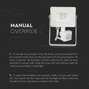 Proyector LED giratorio V-TAC - Samsung - Sensor PIR - Impermeable IP65 - Blanco - 20W - 1600 Lúmenes - 4000K-extra-8.webp