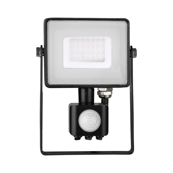 Proyector LED giratorio V-TAC - Samsung - Sensor PIR - Impermeable IP65 - Negro - 30W - 2400 Lúmenes - 3000K-extra-3.webp