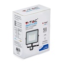 Proyector LED giratorio V-TAC - Samsung - Sensor PIR - Impermeable IP65 - Negro - 30W - 2400 Lúmenes - 3000K-extra-5.webp