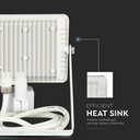 Proyector LED giratorio V-TAC - Samsung - Sensor PIR - Impermeable IP65 - Blanco - 30W - 2400 Lúmenes - 3000K-extra-7.webp