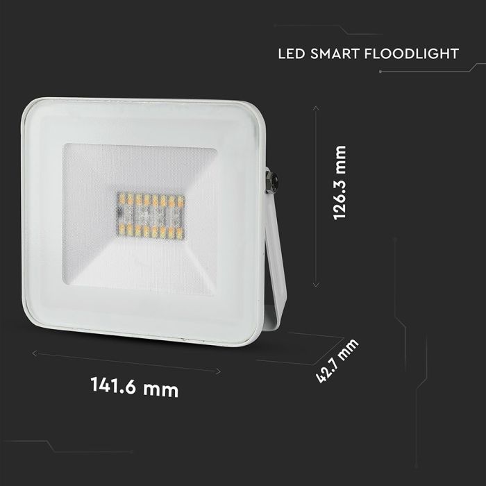 V-TAC Proyector inteligente LED - IP65 Waterproof - White - 20W - 1400 Lumens - RGB + 3IN1-extra-6.webp