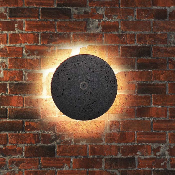 V-TAC LED Aplique redondo - CCT - Cambiable - IP65 Impermeable - Negro - 12W - 1200 Lumens - 3IN1-extra-1.webp