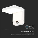 Aplique LED Giratorio V-TAC - Sensor PIR - Impermeable IP65 - Blanco - 17W - 2520 Lumens - 3000K-extra-6.webp
