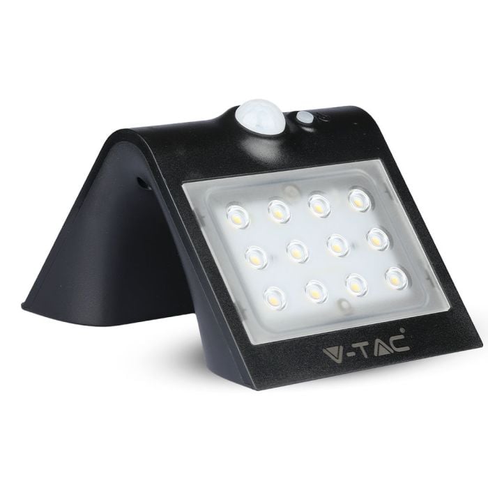 Aplique Solar V-TAC - IP65 Impermeable - Negro - 1.5W - 220 Lumens - 4000K-extra-3.webp