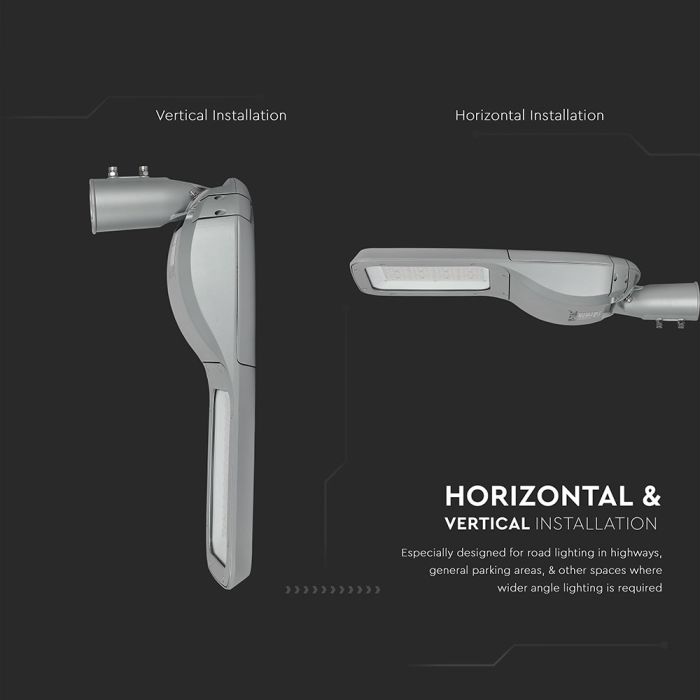 V-TAC LED Farola - Samsung - 130lm/w - IP65 Impermeable - Gris - 120W - 15600 Lumens - 4000K-extra-8.webp