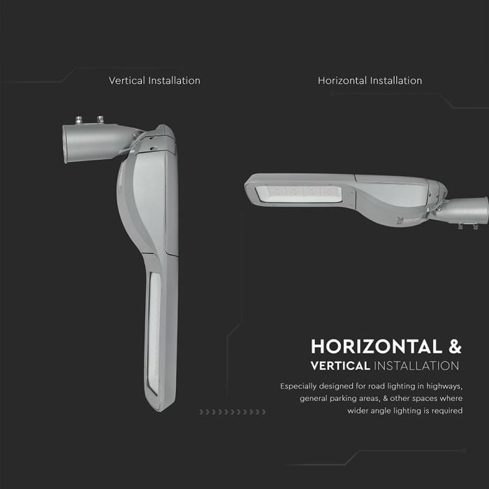 V-TAC LED Farola - Samsung - 130lm/w - IP65 Impermeable - Gris - 120W - 15600 Lumens - 4000K-extra-8.webp