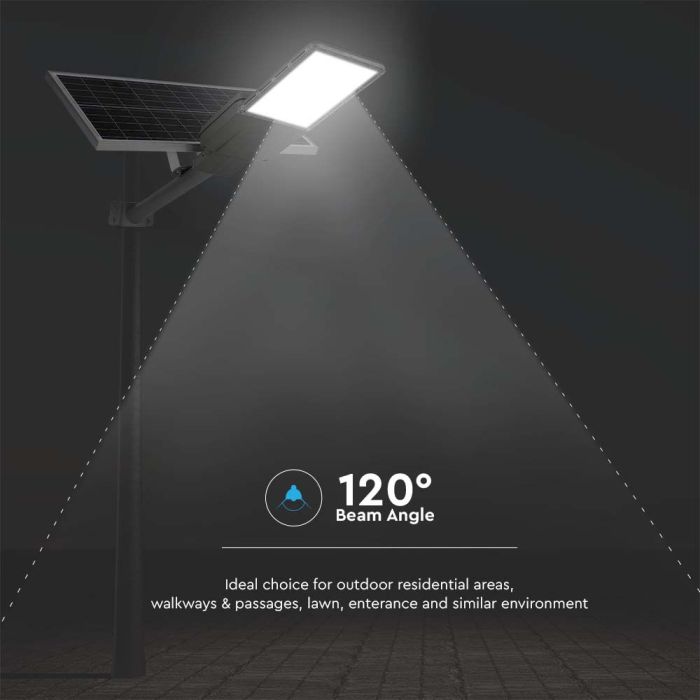 V-TAC Farola Solar - IP65 Impermeable - 3500 Lumens - 6500K-extra-8.webp