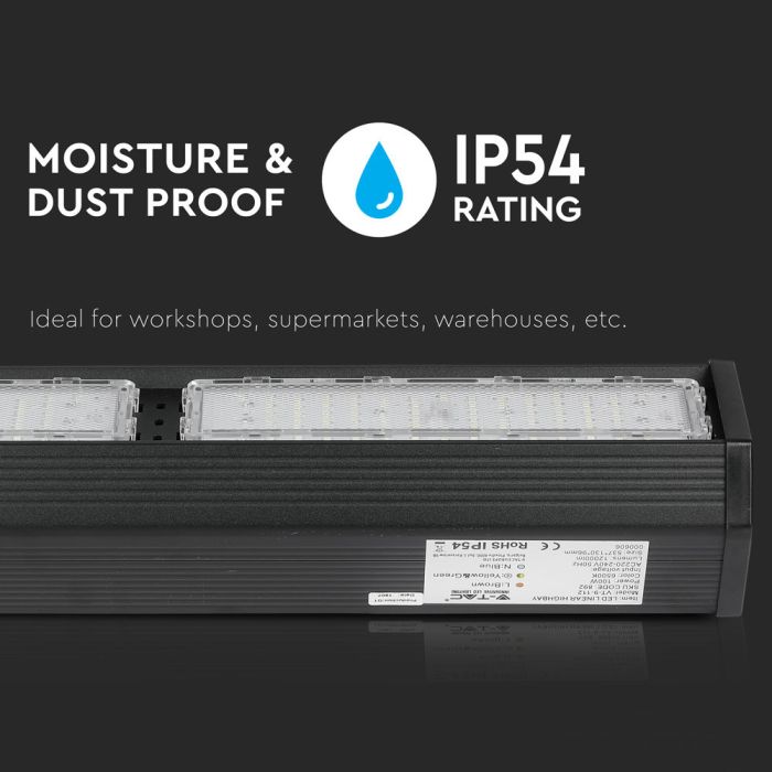 Campana lineal LED V-TAC- Samsung - IP54 - Negro - 200 - 24000 Lúmenes - 4000K-extra-8.webp