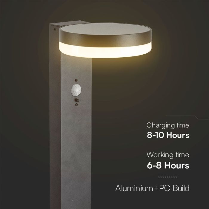Pilona Solar V-TAC - IP54 - 5.5W- 220 Lumens - 3000K-extra-3.webp