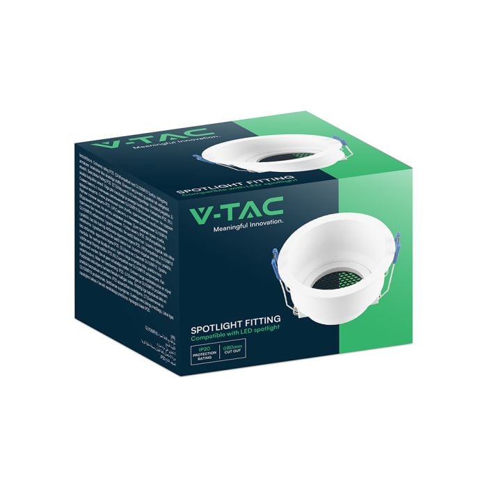 Foco LED V-TAC - Empotrable - GU10 - IP20 - Blanco-extra-6.webp