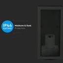 V-TAC Aplique Exterior - IP44 - Negro Mate-extra-7.webp