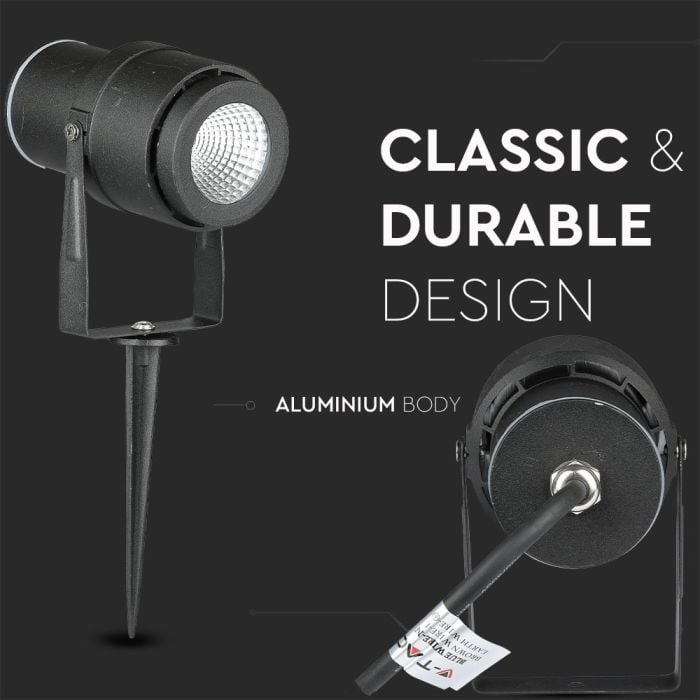 V-TAC Exterior - Luces de pincho para jardín - IP65 Impermeable - Negro - 12W - 720 Lúmenes - Verde-extra-8.webp
