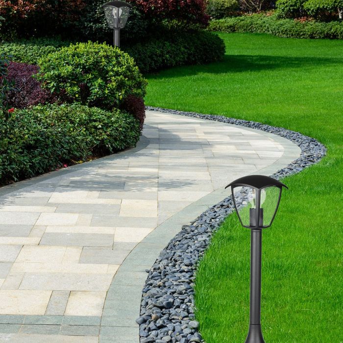 V-TAC Iluminación exterior - Lámpara de poste - Soporte E27 - IP44 - Negro-extra-2.webp