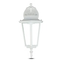 V-TAC Aplique Exterior - Abajo - Soporte E27 - IP44 - Blanco Mate-extra-4.webp