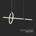 V-TAC Lámpara de techo de diseño - IP20 - Negra - 16W - 1820 Lumens - 3000K-extra-5.webp