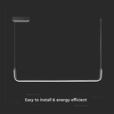 V-TAC Lámpara de techo de diseño - IP20 - Negra - 12W - 1200 Lumens - 4000K-extra-4.webp