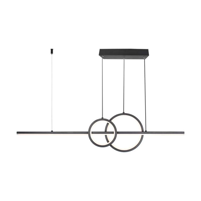 V-TAC Lámpara de techo de diseño - IP20 - Negra - 15W - 1500 Lumens - 4000K-extra-1.webp