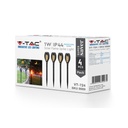 V-TAC Solar Flame Stick Lights - IP44 - Negro - 1W - 2200K - Pack de 16-extra-4.webp