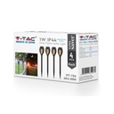 V-TAC Solar Flame Stick Lights - IP44 - Negro - 1W - 2200K - Pack de 8-extra-4.webp