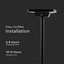 V-TAC Solar Pica de luz - IP65 Impermeable - Negro - 220 Lúmenes - 3IN1-extra-6.webp