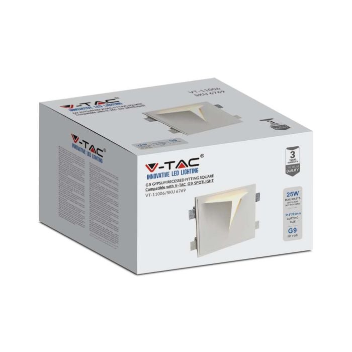 V-TAC LED Dicroica - G9 Iluminación de pared - IP20 - Blanco-extra-5.webp