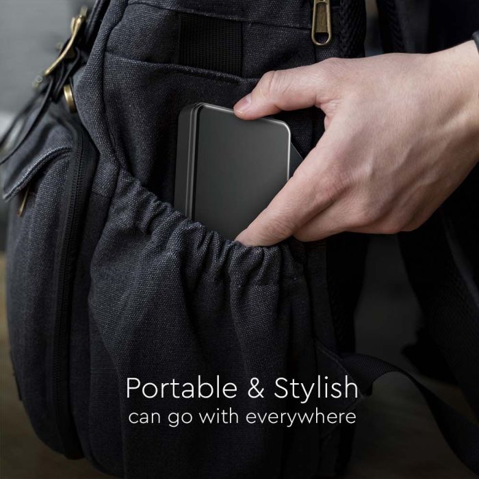 V-TAC Batería externa magnética - Inalámbrico - Gris espacial - 5000mAh-extra-5.webp