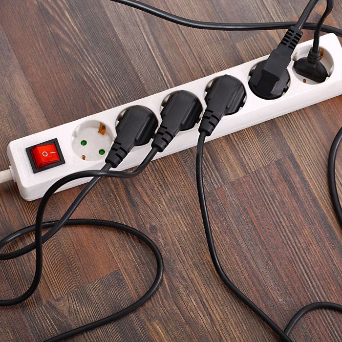 V-TAC Adaptadores y Tomas - 6 Vías - Interruptor Extensión Toma - IP20 - Blanco - 1.5m Cable-extra-1.webp