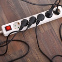 V-TAC Adaptadores y Tomas - 6 Vías - Interruptor Extensión Toma - IP20 - Blanco - 1.5m Cable-extra-1.webp