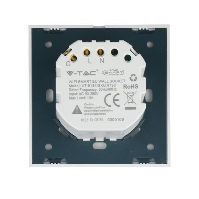 V-TAC Enchufe de pared WIFI - IP20 - Blanco-extra-4.webp