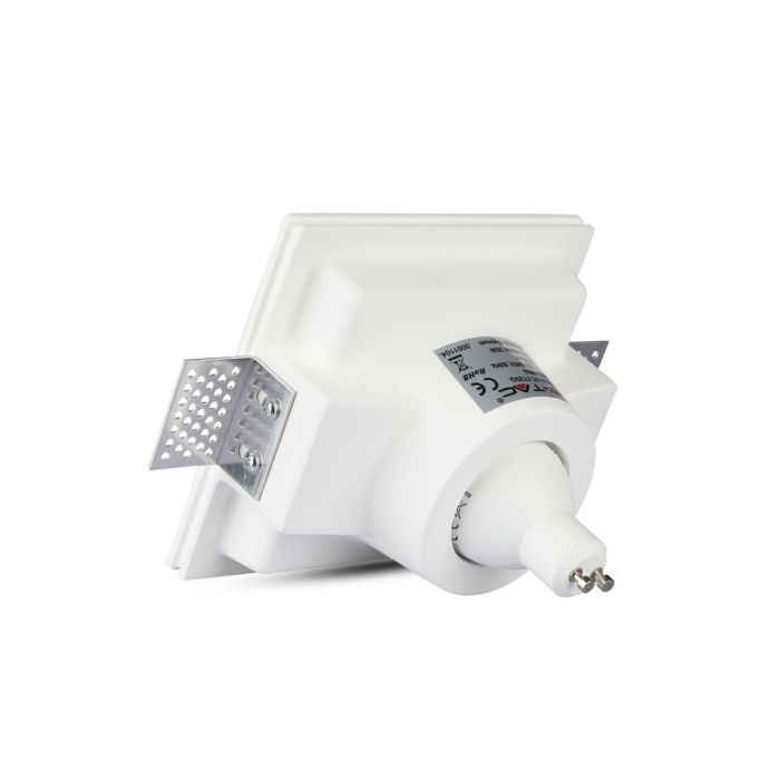 V-TAC LED Aro cuadrado - Empotrable - GU10 - IP20 - Blanco-extra-7.webp