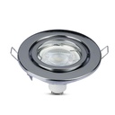 V-TAC LED Aro redondo - Empotrable - GU10 - IP20 - Acero inoxidable-extra-7.webp