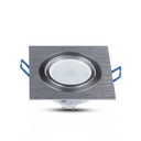 V-TAC LED Aro cuadrado - Empotrable - GU10 - IP20 - Aluminio Cepillado-extra-6.webp