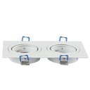 V-TAC LED Aro cuadrado - Empotrable - GU10 - IP20 - Blanco-extra-12.webp