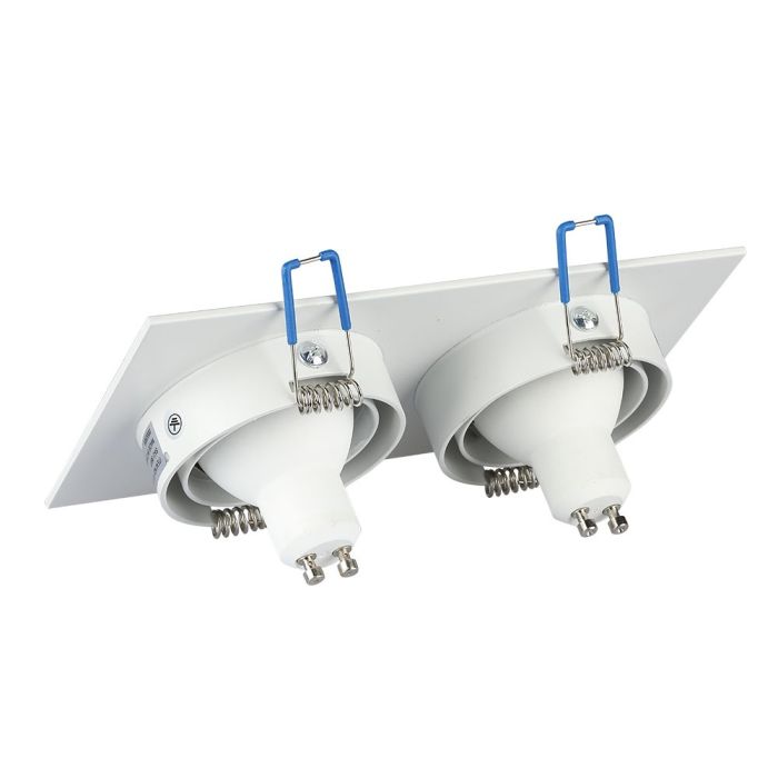 V-TAC LED Aro cuadrado - Empotrable - GU10 - IP20 - Blanco-extra-13.webp