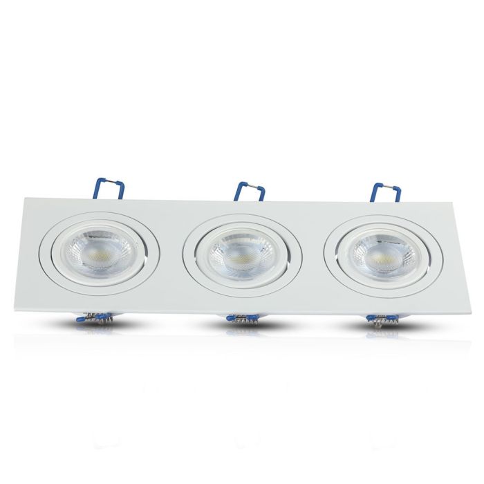 V-TAC LED Aro cuadrado - Empotrable - GU10 - IP20 - Blanco-extra-5.webp