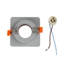 V-TAC LED Aro de yeso - Empotrable - GU10 - IP20 - Gris + Oro rosa mate-extra-7.webp