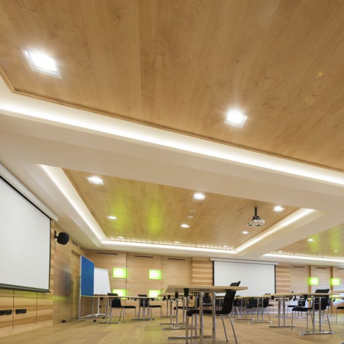 V-TAC Aro cuadrado LED - Empotrable - GU10 - IP20 - Blanco + Oro Rosa-extra-1.webp