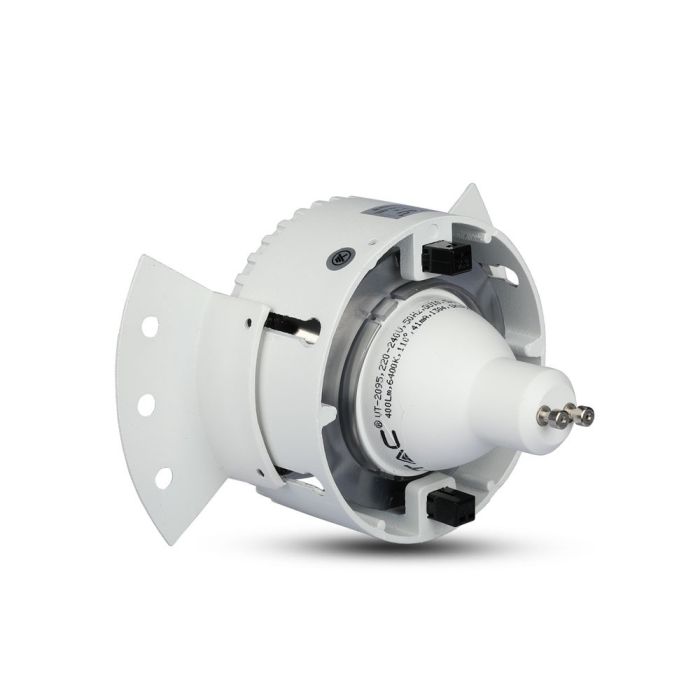 V-TAC LED Aro redondo x3 - GU10 - IP20 - Blanco + Cromo-extra-8.webp