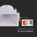 V-TAC Aro cuadrado LED - Empotrable - GU10 - IP20 - Blanco-extra-4.webp