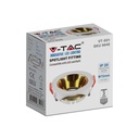 V-TAC LED Aro redondo - Empotrable - GU10 - IP20 - Blanco + Dorado-extra-5.webp