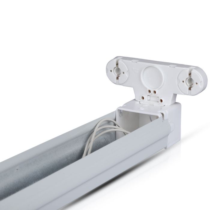 V-TAC Tubo LED - Doble Accesorio - IP20 - Blanco - 60CM x 2-extra-6.webp