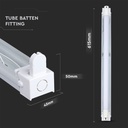 Tubo LED V-TAC - Instalación simple - IP20 - 60CM-extra-2.webp