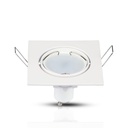 Aro cuadrado LED V-TAC - Empotrable - GU10 - IP20 - Blanco-extra-4.webp