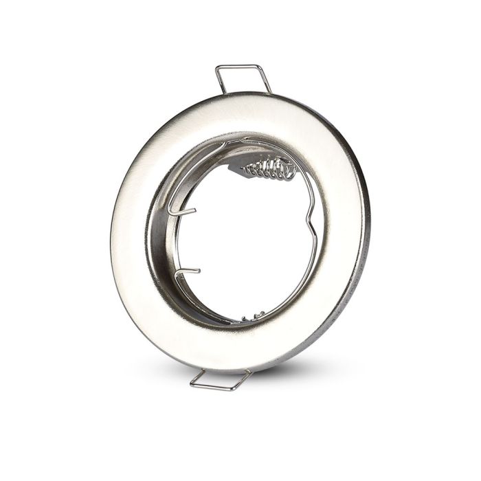 Aro redondo LED V-TAC - Empotrable - GU10 - IP20 - Níquel satinado - Pack de 2-extra-1.webp