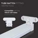 V-TAC Tubo LED - Doble Accesorio - IP20 - Blanco - 150CM x 2-extra-3.webp