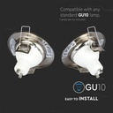 Aro redondo LED V-TAC - Empotrable - GU10 - IP20 - Níquel satinado - Pack de 2-extra-7.webp