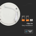 Mini panel LED redondo V-TAC - Serie Premium - IP20 - Blanco - 18W - 1400 Lúmenes - 4000K - Pack de 6-extra-6.webp