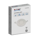 Mini panel LED redondo V-TAC - Serie Premium - IP20 - Blanco - 3W - 130 Lúmenes - 4000K-extra-3.webp