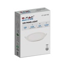 Mini panel LED redondo V-TAC - Serie Premium - IP20 - Blanco - 12W - 1160 Lúmenes - 4000K-extra-3.webp